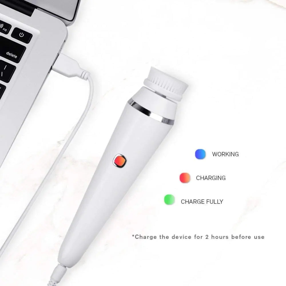 Facial Cleansing Brush and Beauty Device