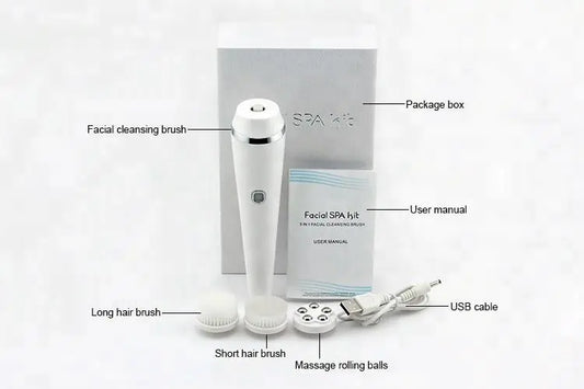 Facial Cleansing Brush and Beauty Device
